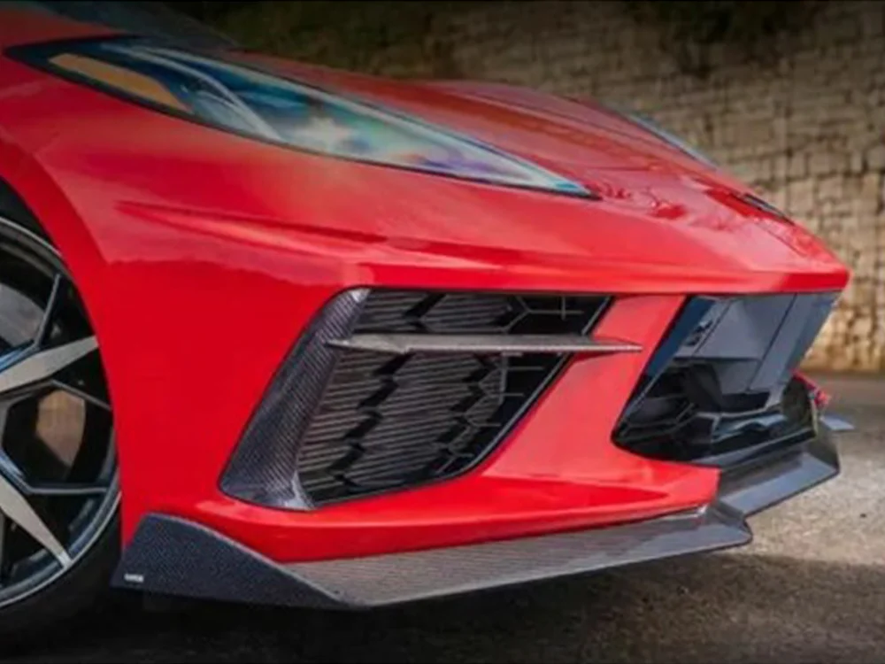 Autohaus wiens corvette c8 carbon frontlippe