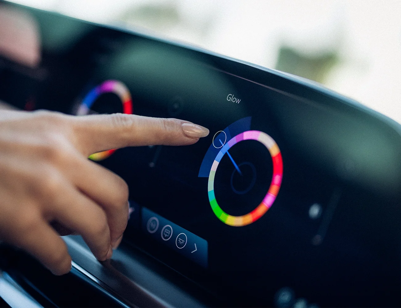 Autohaus wiens muenster cadillac lyriq interieur personalisierte beleuchtung