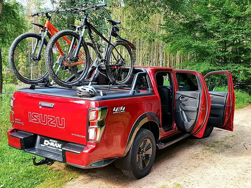 Fahrradtraeger pickup isuzu wiens